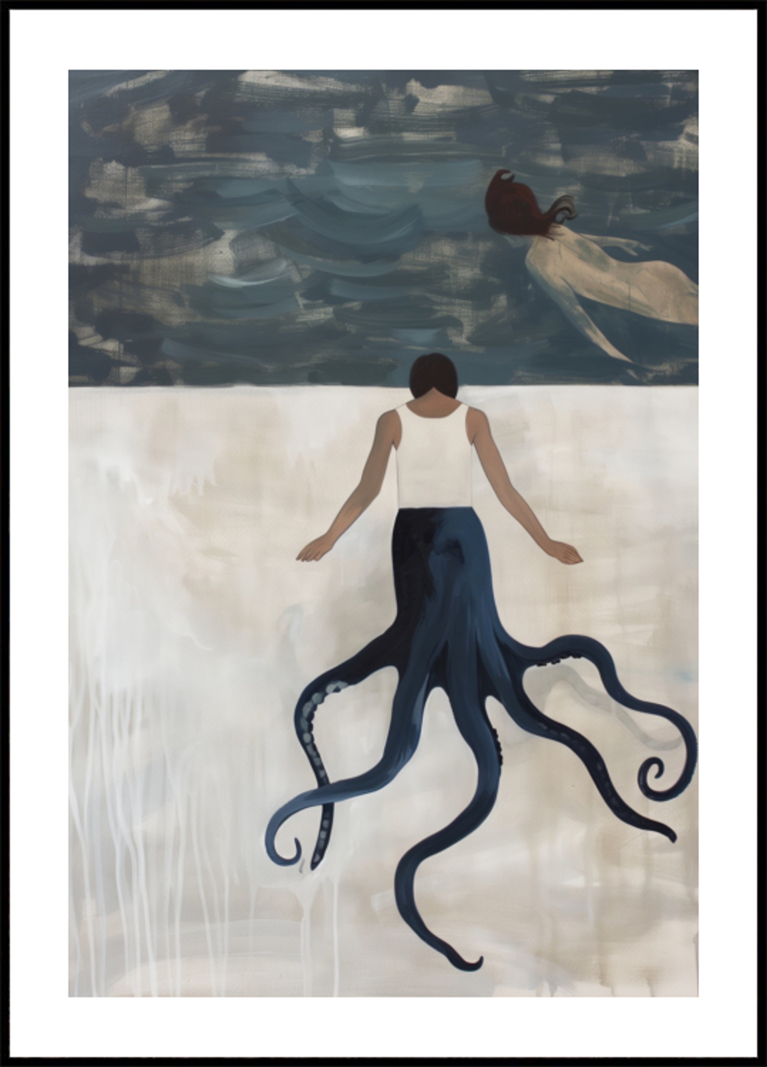 Mujer Pulpo Soñando