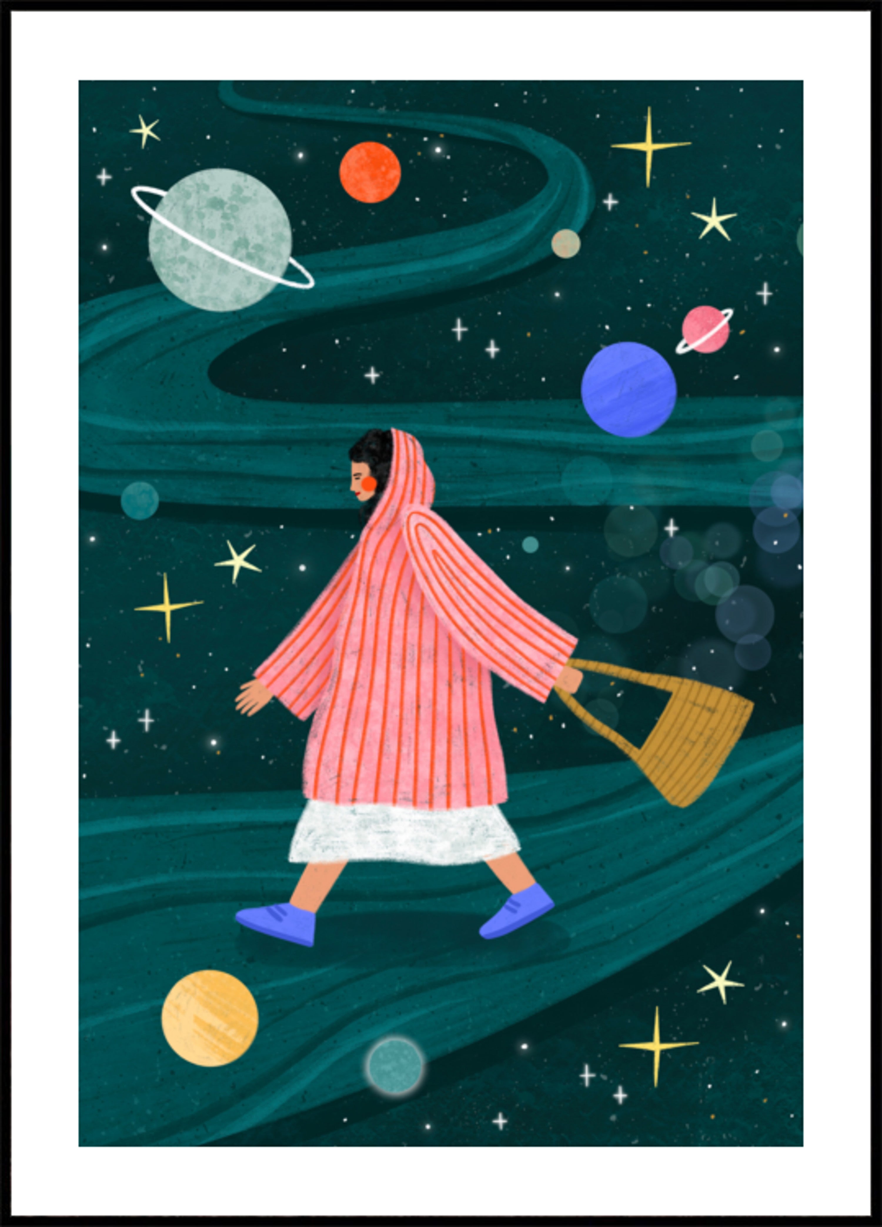 Paseo espacial de ensueño