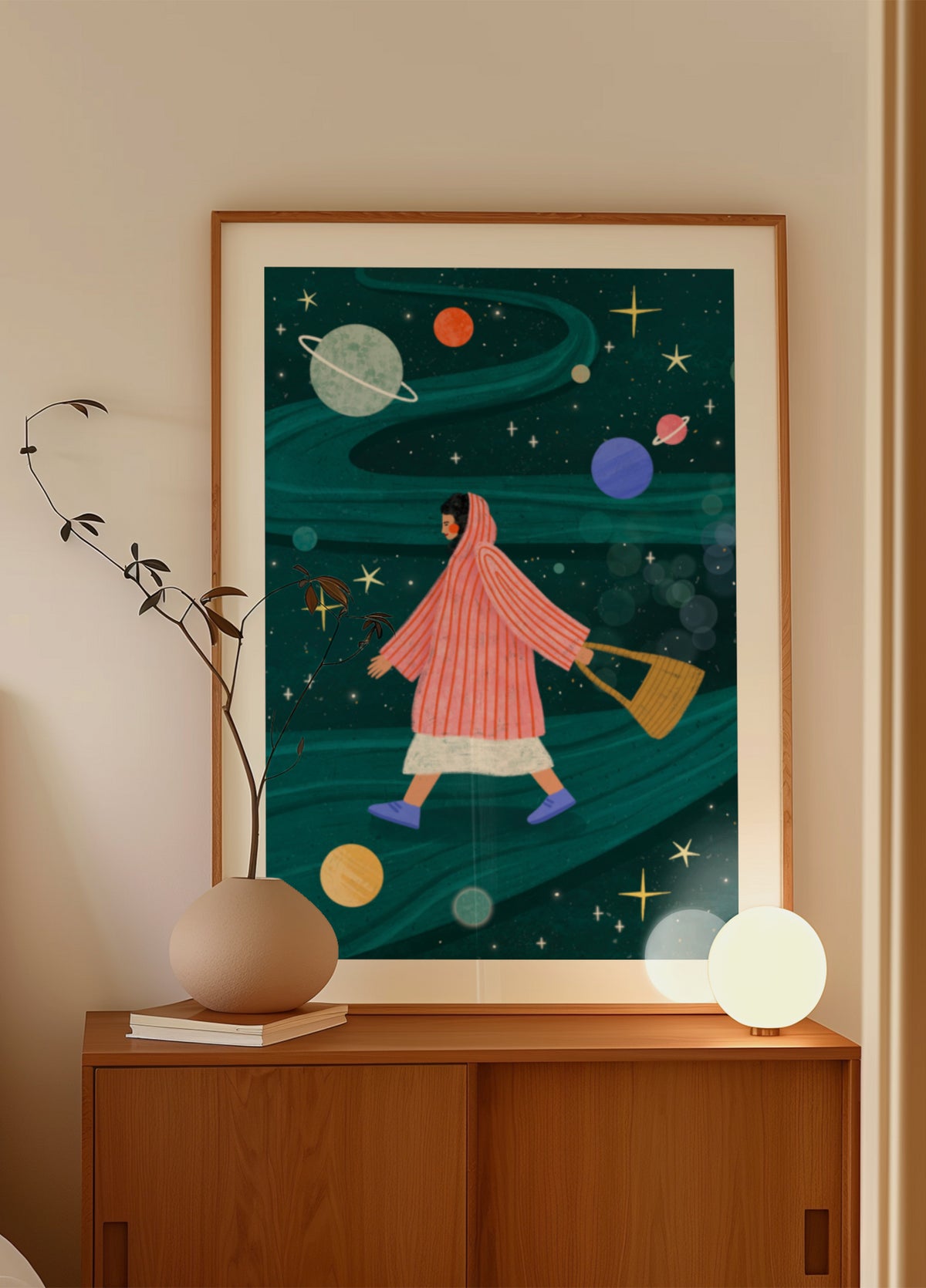 Paseo espacial de ensueño