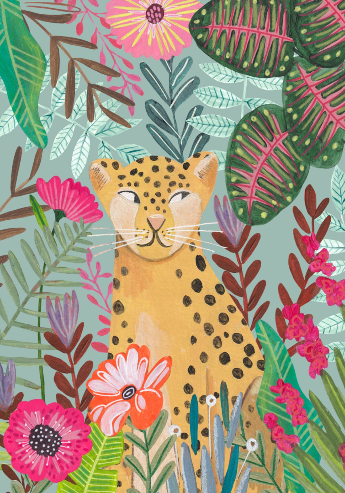 Leopardo en la selva