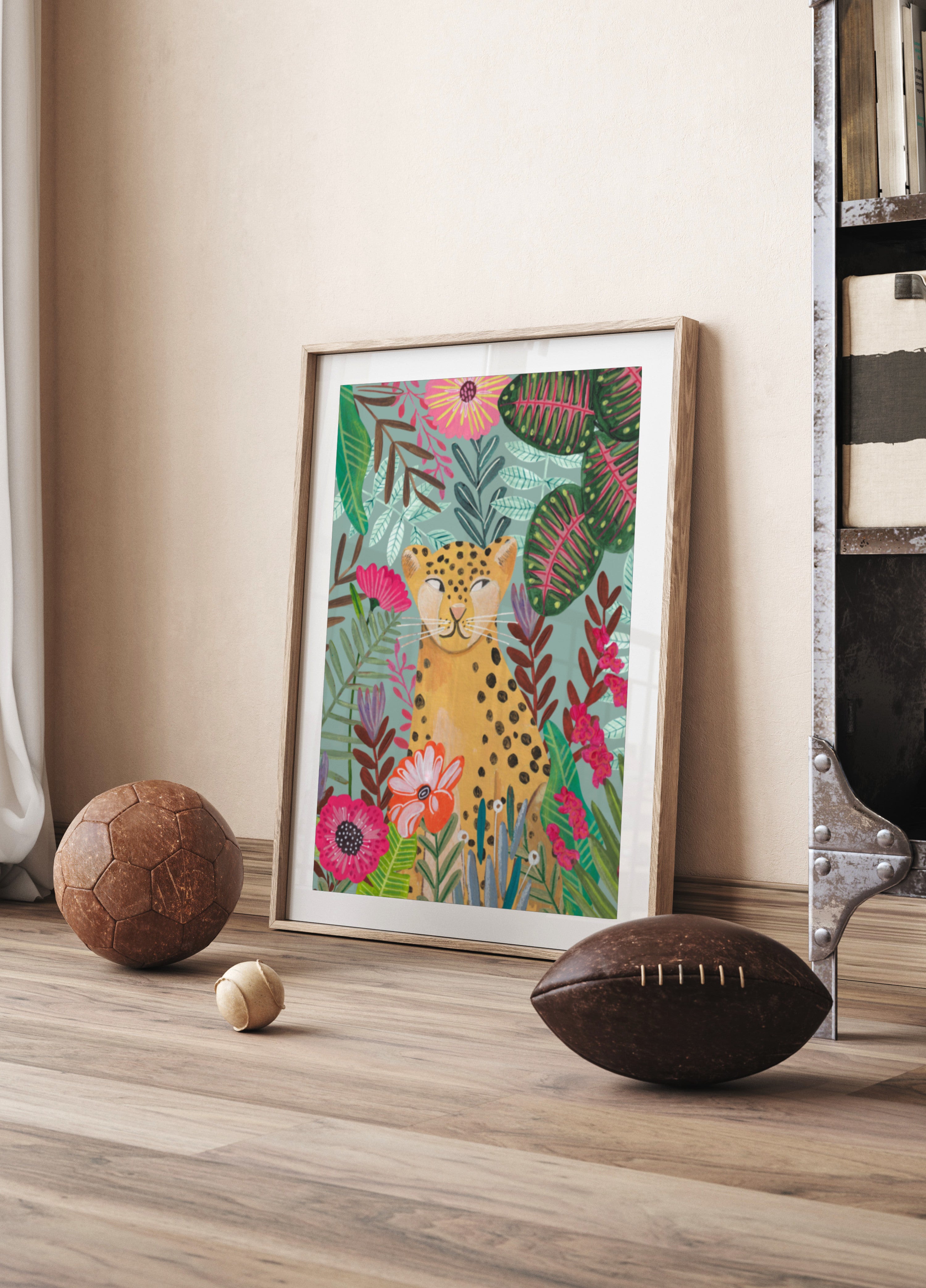 Leopardo en la selva