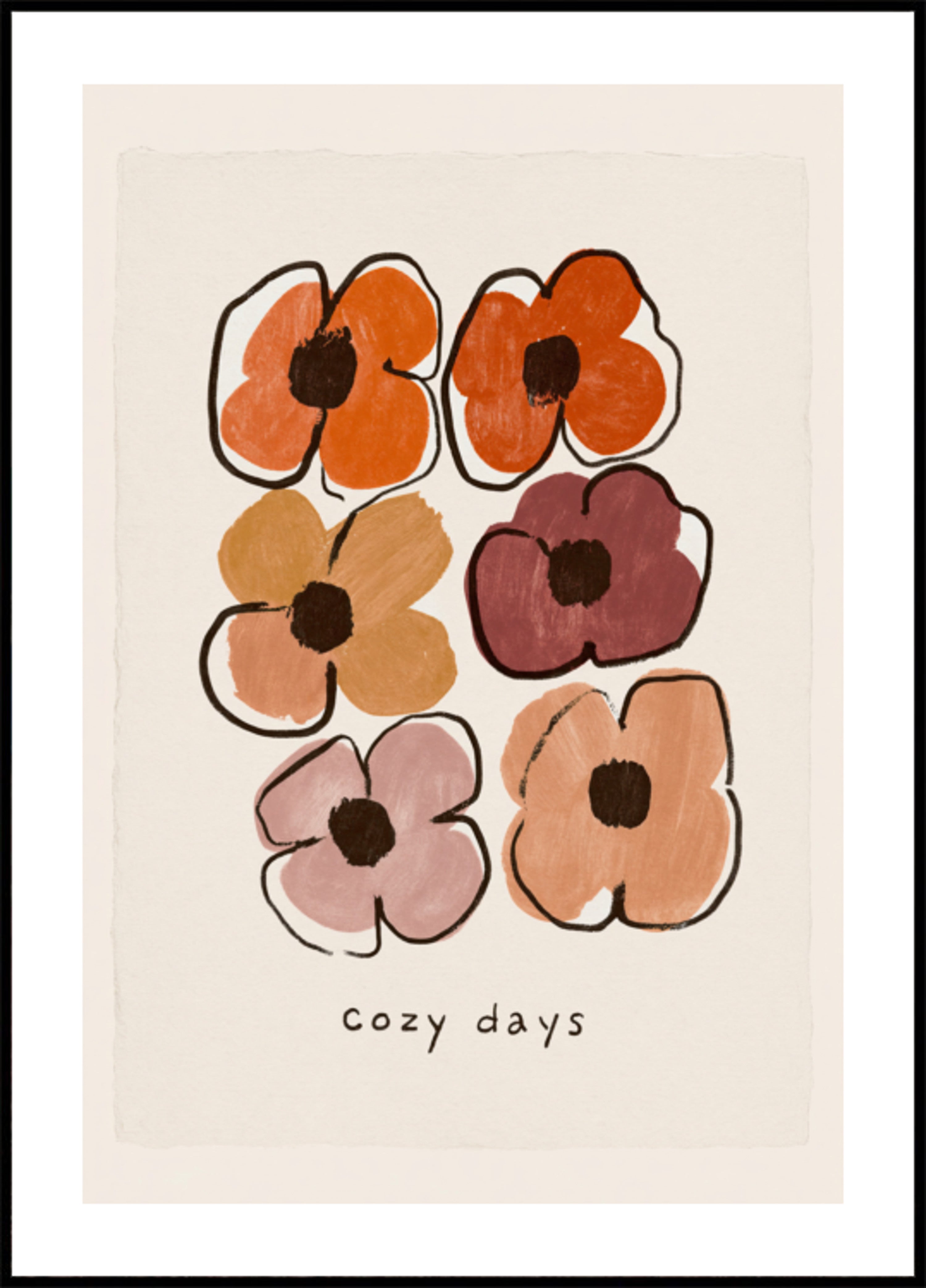 Flores de días acogedores
