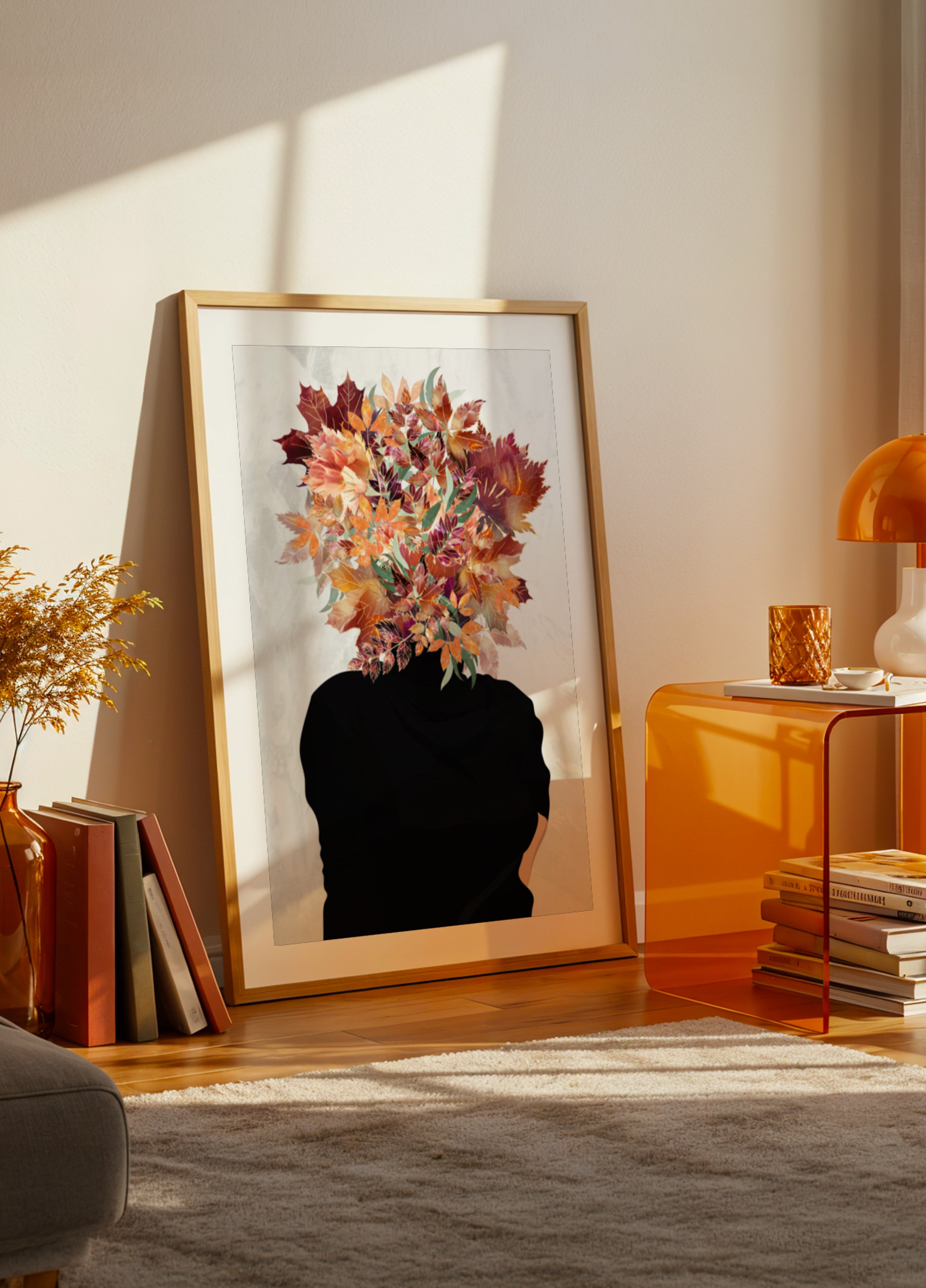 Cabeza llena de otoño