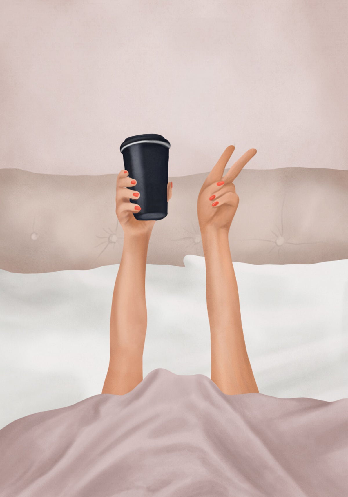 Paz del café de la mañana