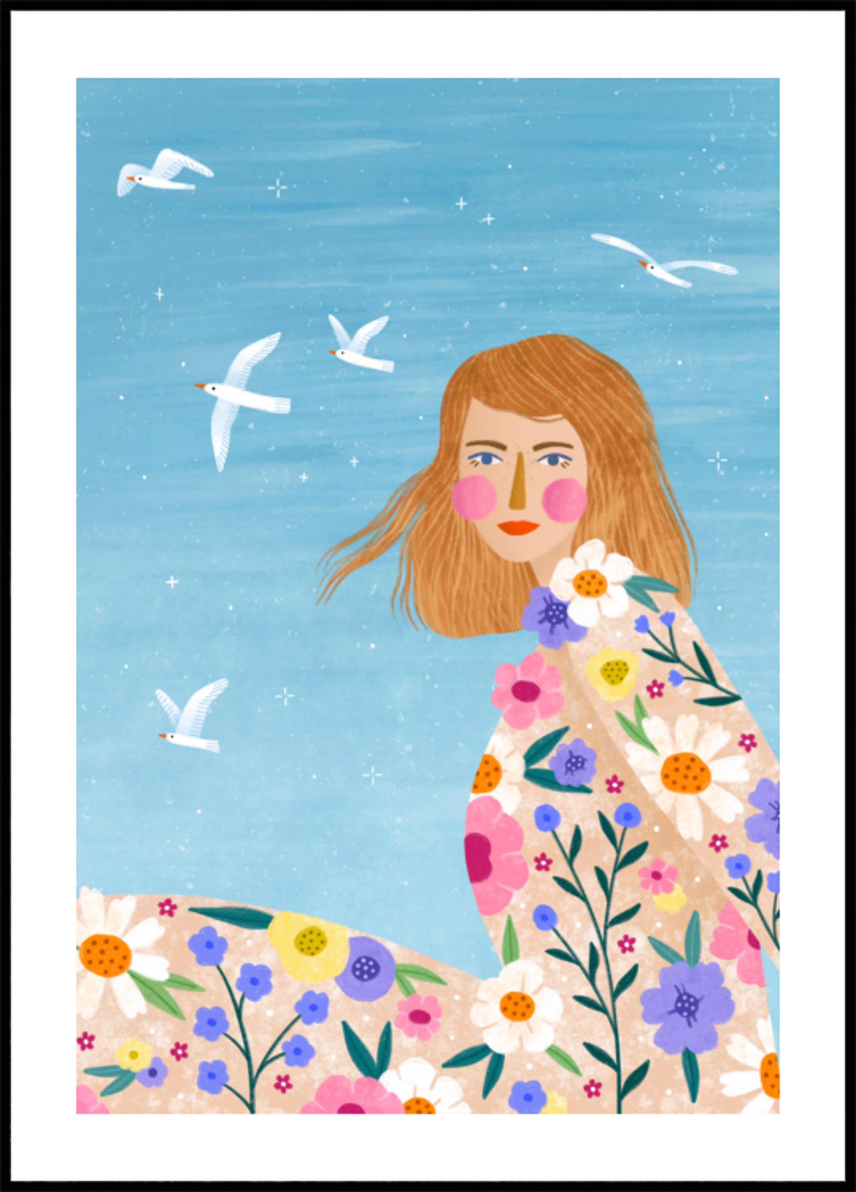 Sueños florales de espíritu libre