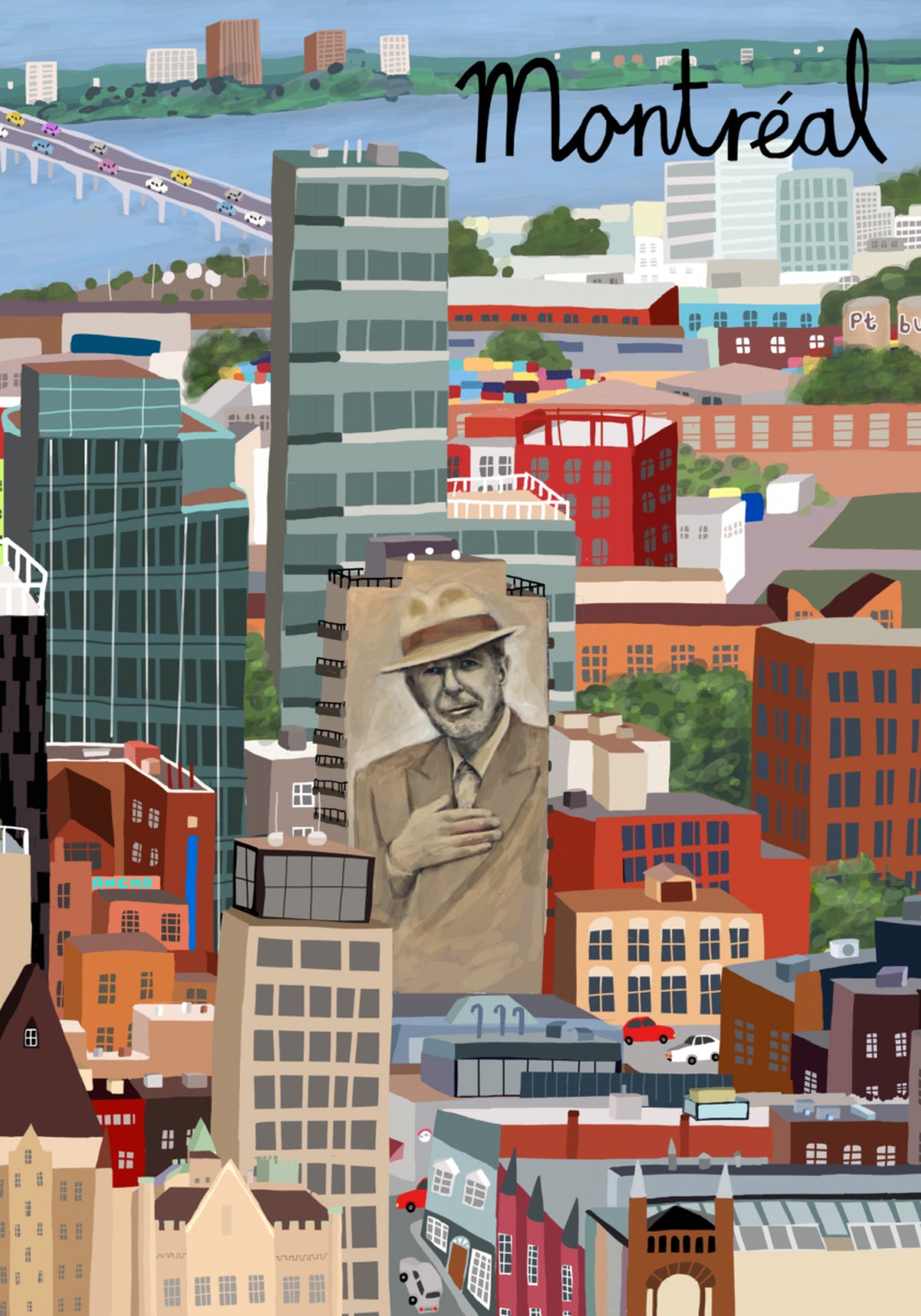 Vibrante paisaje urbano de Montreal