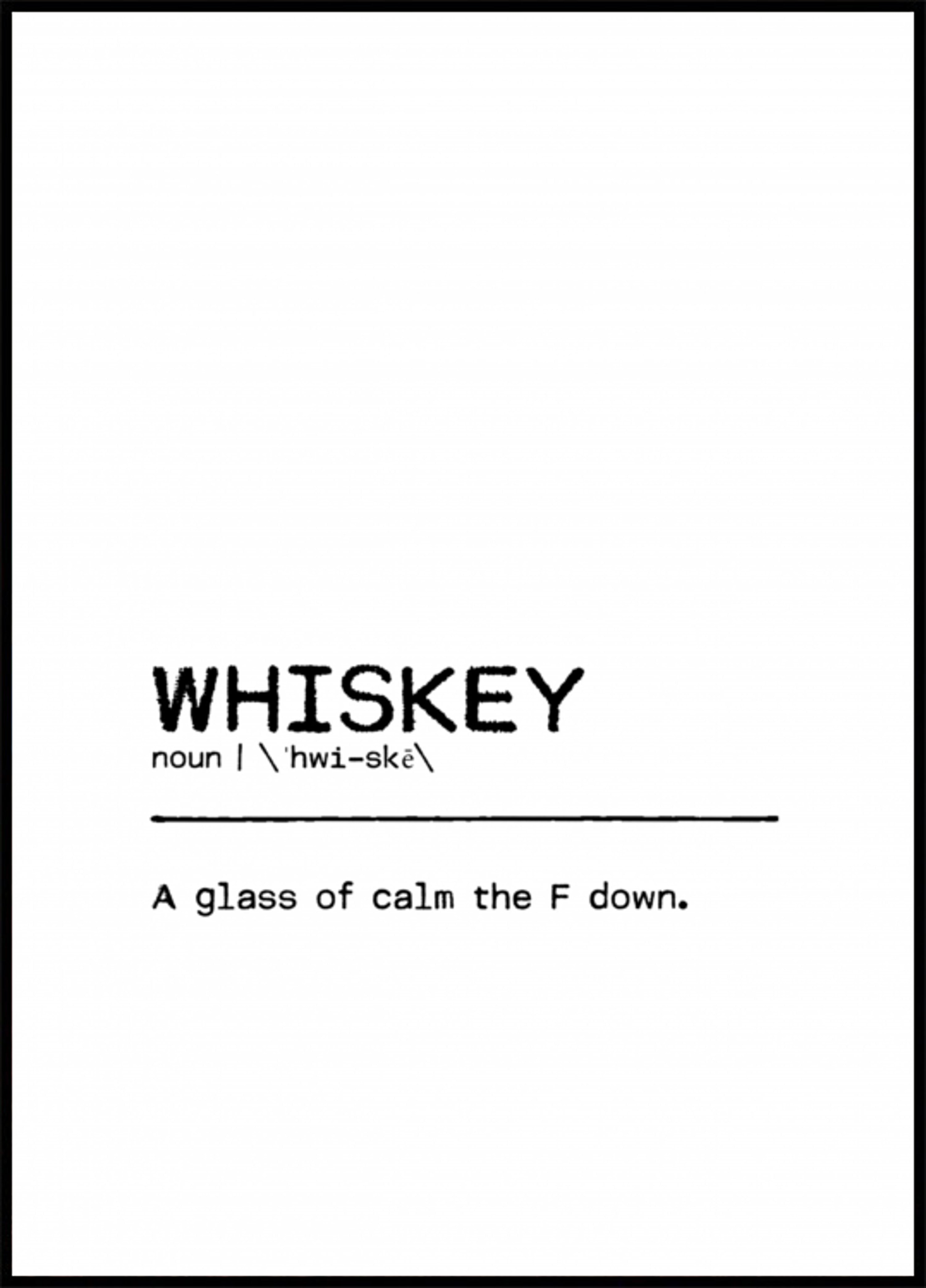 Cita de definición de whisky