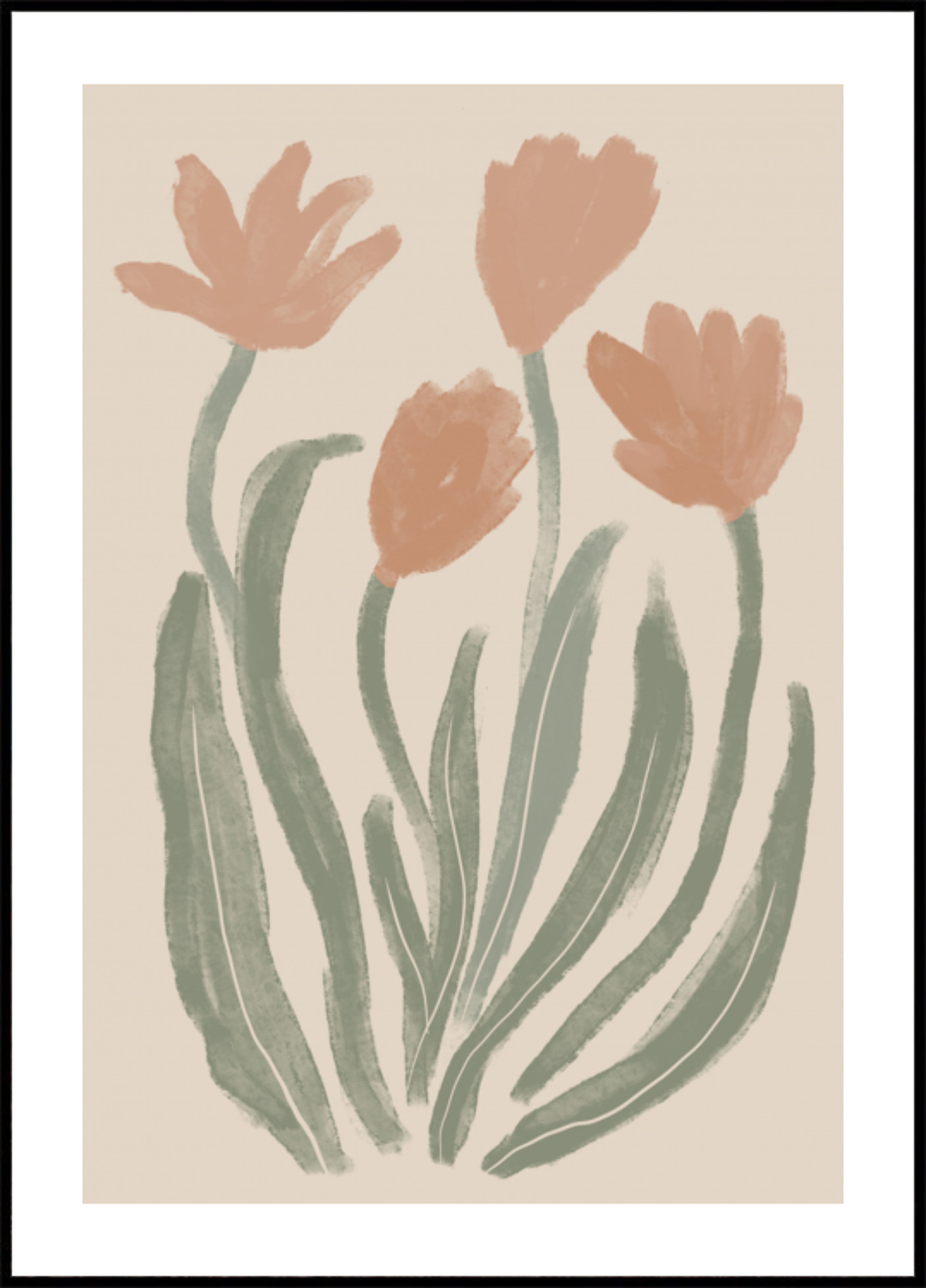 Flores de melocotón suaves