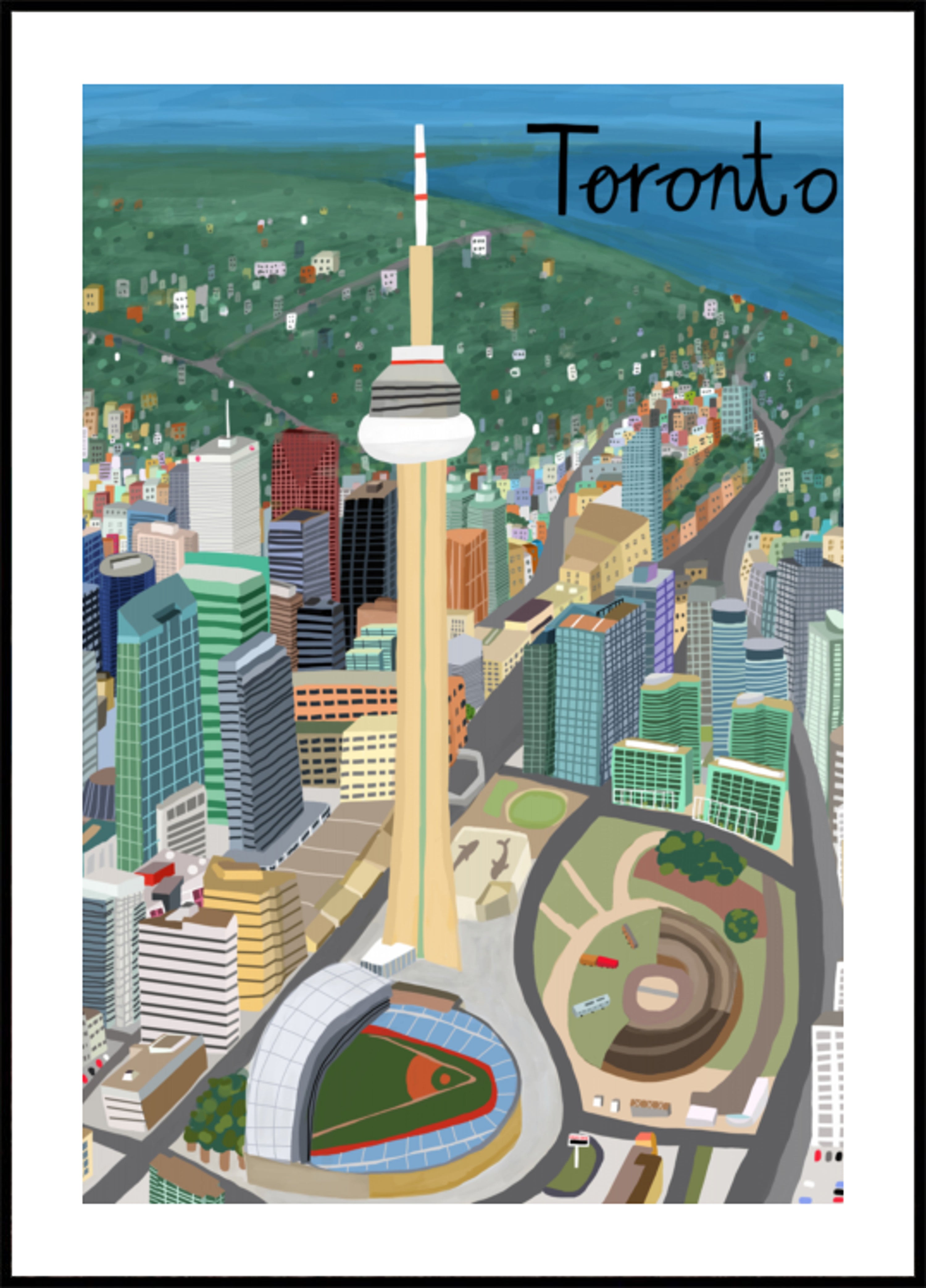 Vibrante horizonte de Toronto