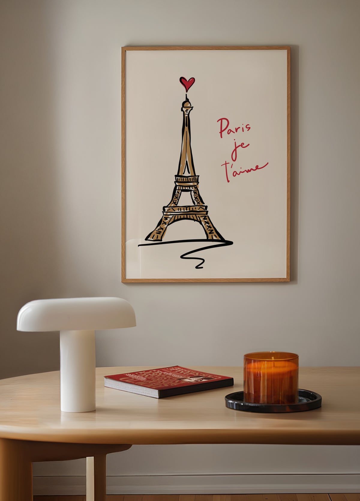 Bosquejo del amor de la Torre Eiffel