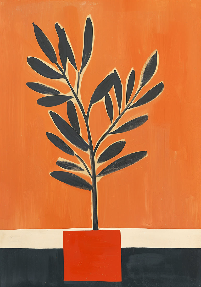 Bold Botanical Orange Hues (NEW) - Posterbox