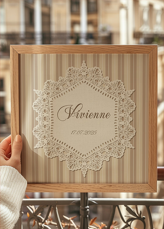Lacy Name Personal Poster - Posterbox