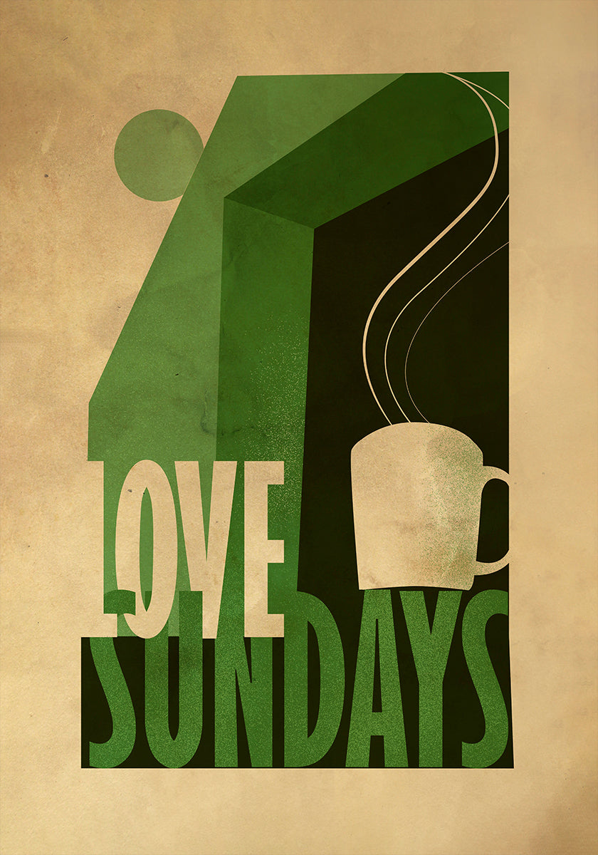 Love Sunday print - Posterbox