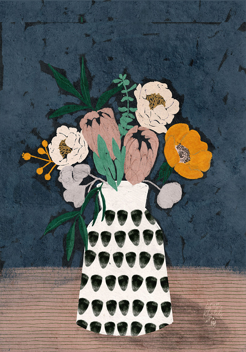 Moody Florals   2.png Plakat - Posterbox