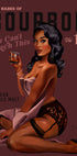 Babes of Bourbon Cant Touch This. Sexy Retro Pin Up Girl Whiskey Art (NEW) - Posterbox