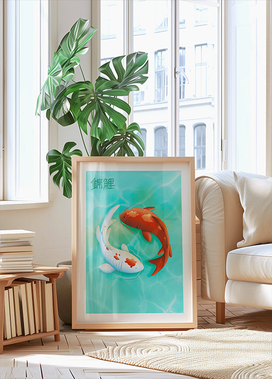Koi Love Plakat - Posterbox