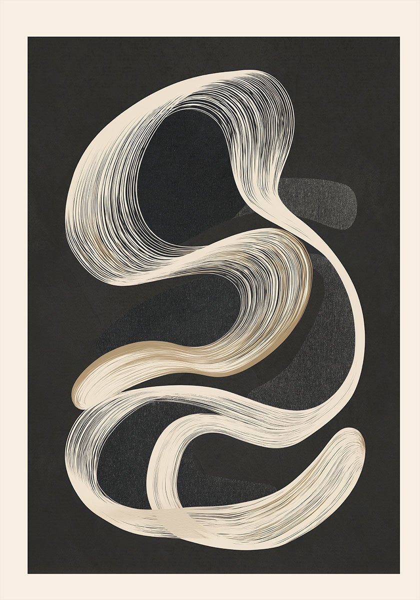 Abstract Line Movement Plakat - Posterbox