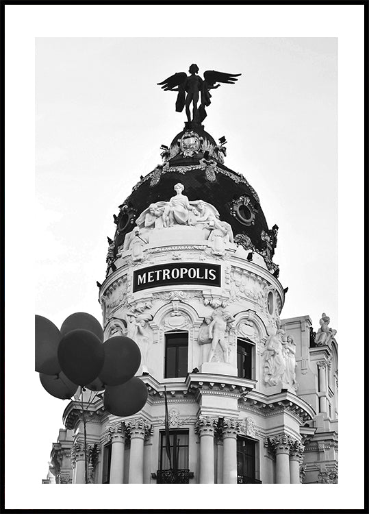 Metropolis Madrid Plakat - Posterbox.dk