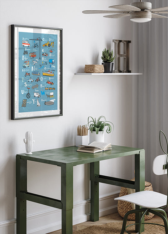 Abc Transport Plakat - Posterbox