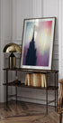 Manhattan Abstract Empire State Building Plakat - Posterbox