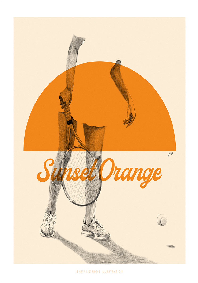 Sunset Orange - Posterbox