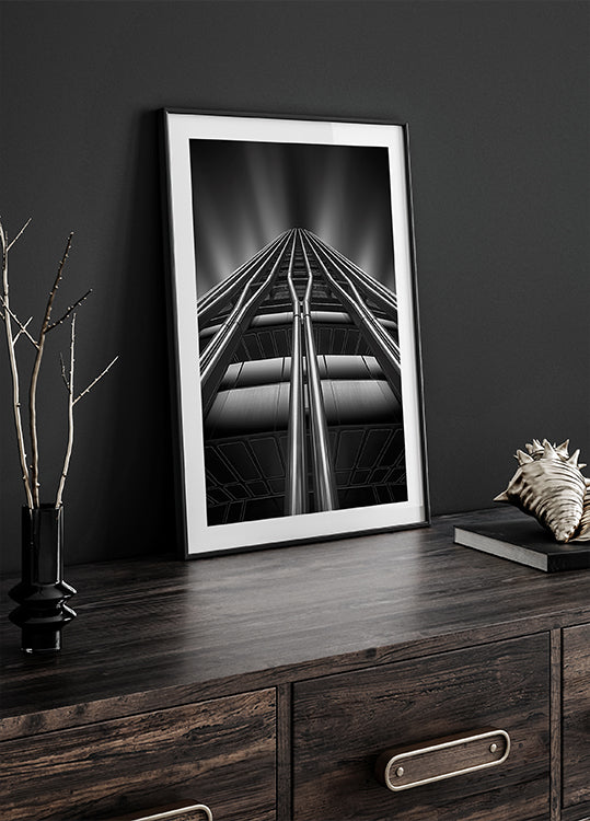 Lines on the skyscraper Plakat - Posterbox