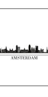 Amsterdam Skyline Plakat - Posterbox