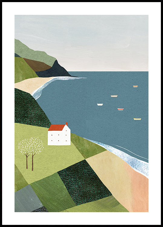House on the Cliff - Posterbox