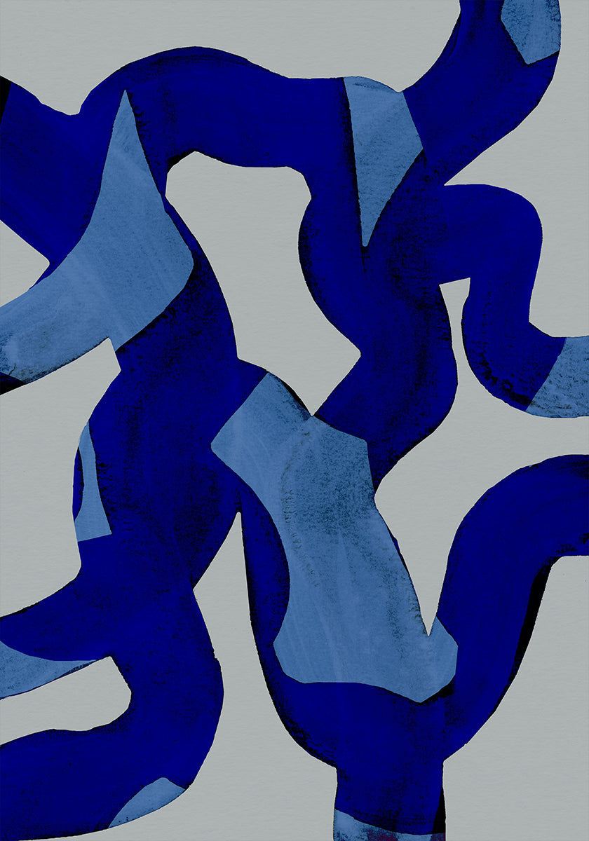 Abstract Brush Strokes 65X - Posterbox