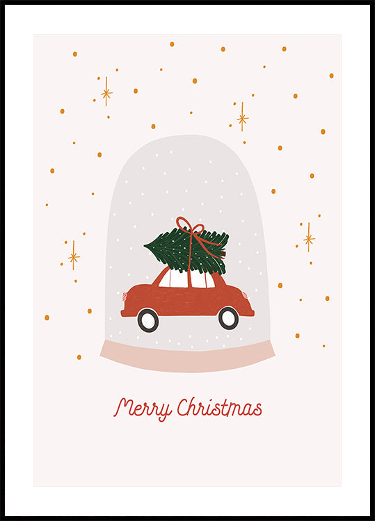 Merry Christmas Plakat - Posterbox
