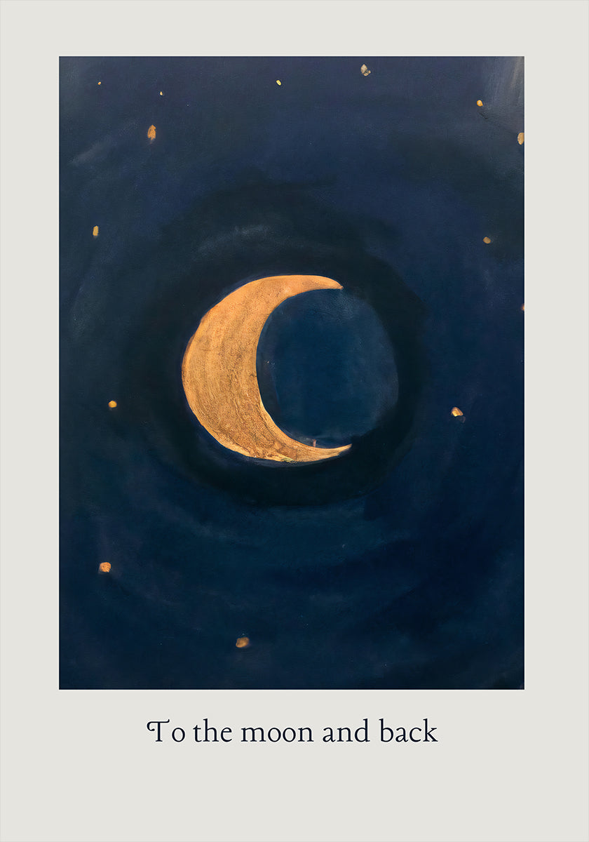 To the Moon and Back Plakat - Posterbox