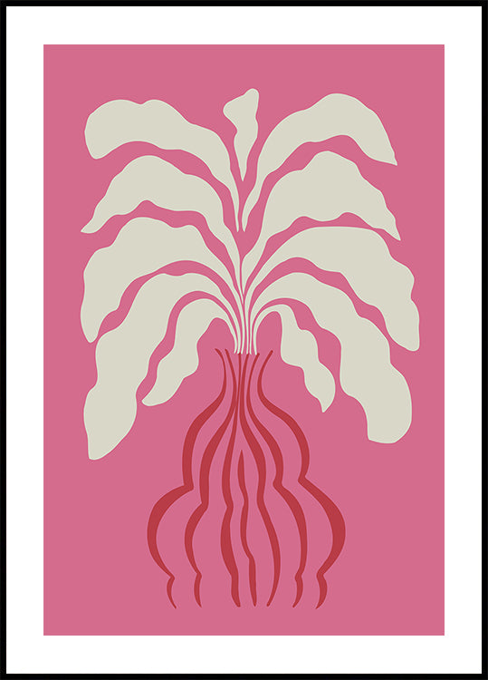Minimal Leaf and Vase (NEW) - Posterbox