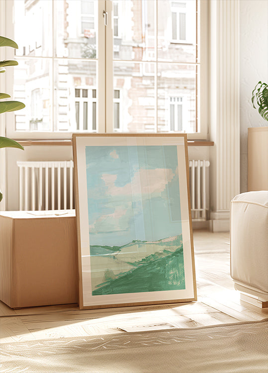 Big Sky Paisaje Campo No 1 Póster