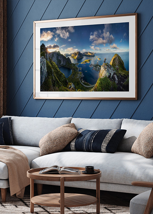 Vistas de Reinebringen Póster