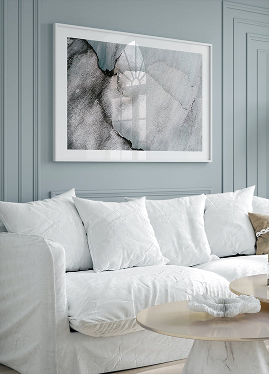 Formas abstractas del paisaje # 4 Póster