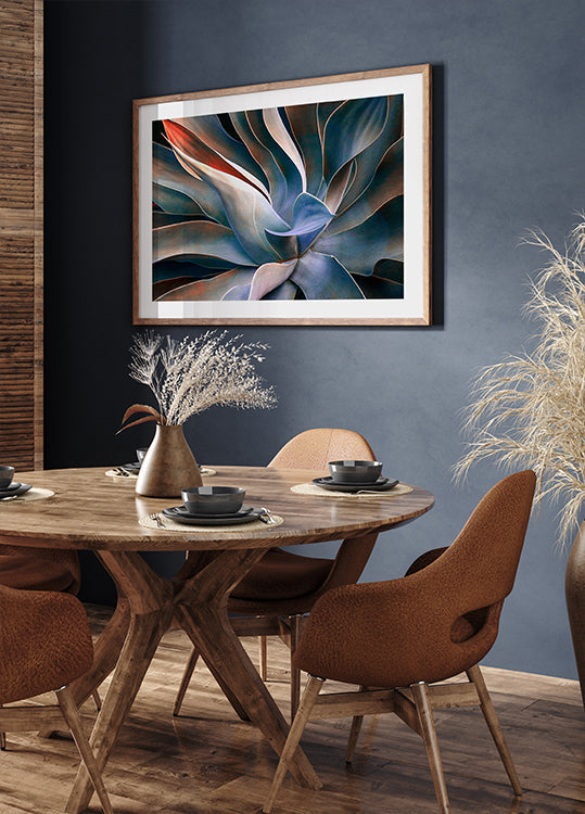 Los colores en las hojas Póster