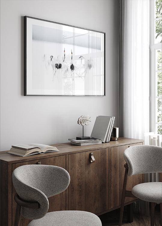 Ballet caligráfico Póster