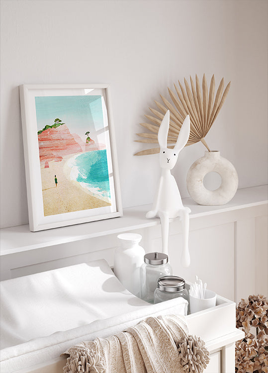 Chica de playa iv Póster