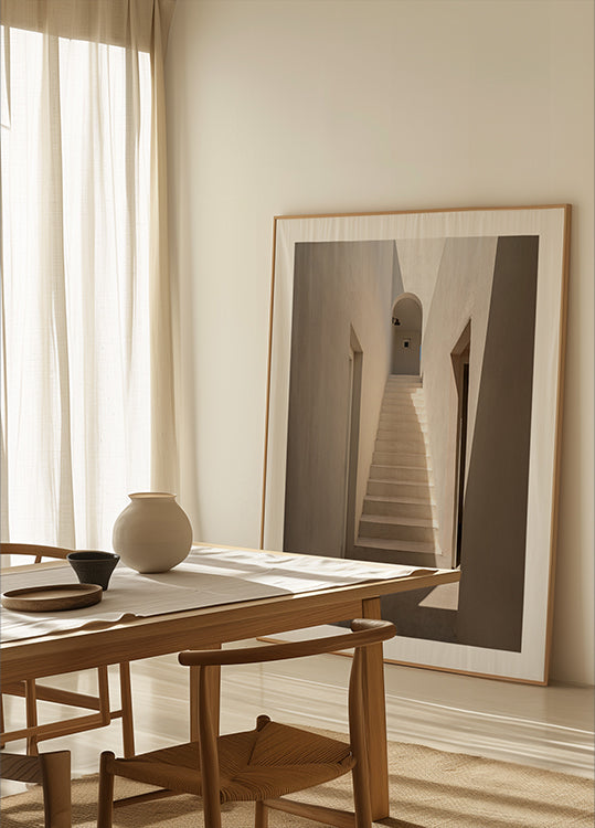 Escalera a la luz Póster