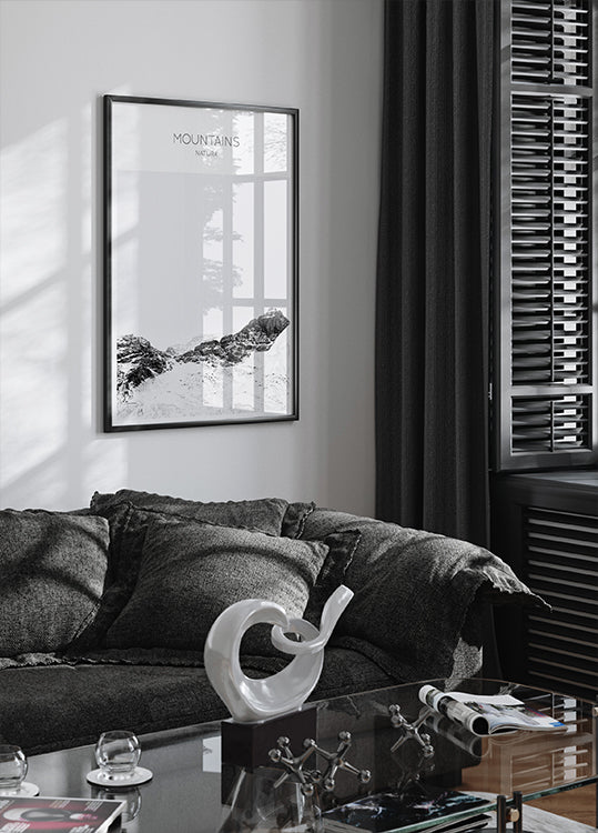 Picos serenos Póster