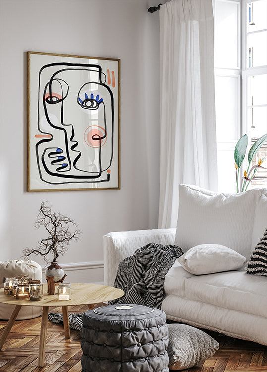 Mujer con esmalte de uñas Póster