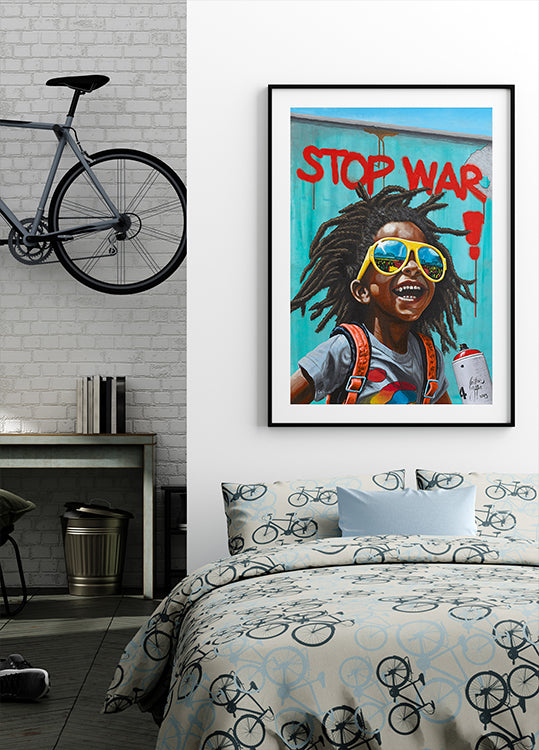 Detener la guerra Póster