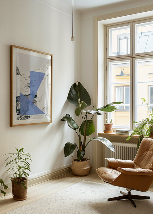 Serenidad geométrica Póster