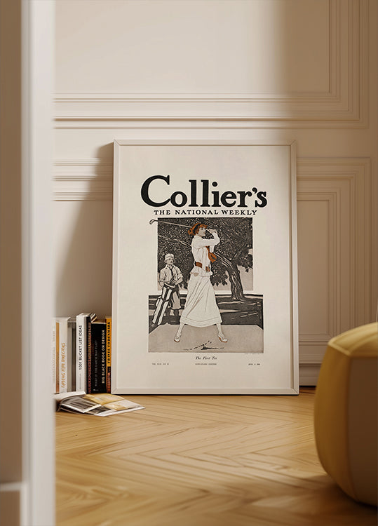 Collier's, el semanario nacional, la primera camiseta (1912) Póster