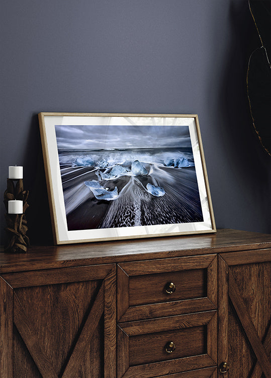 Diamantes azules Póster