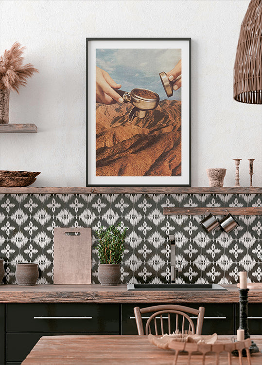 Condado de Barista Coffee Póster