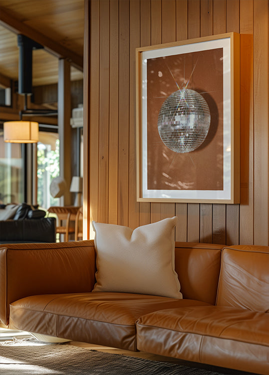 Bola de discoteca naranja (NUEVO)