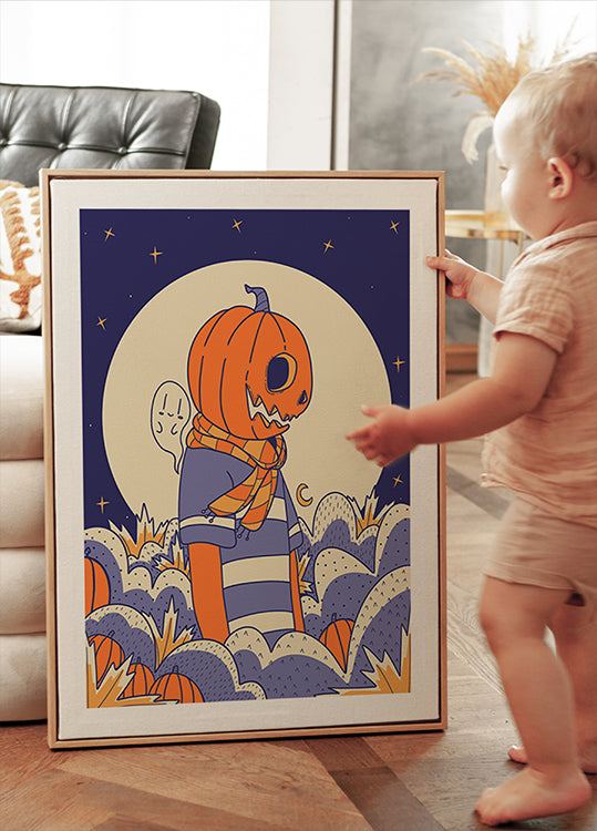 Calabaza y fantasma Póster