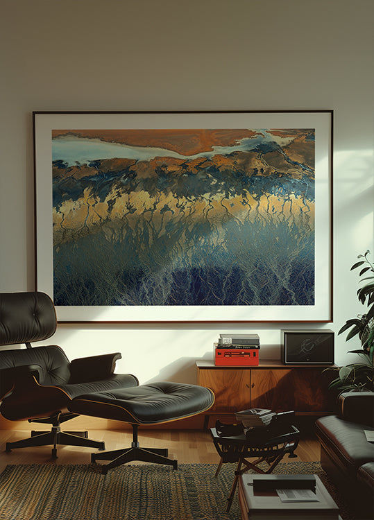 Póster Aéreo de California