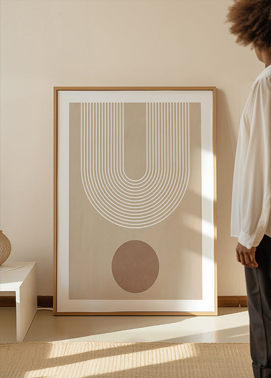 Arco beige Póster